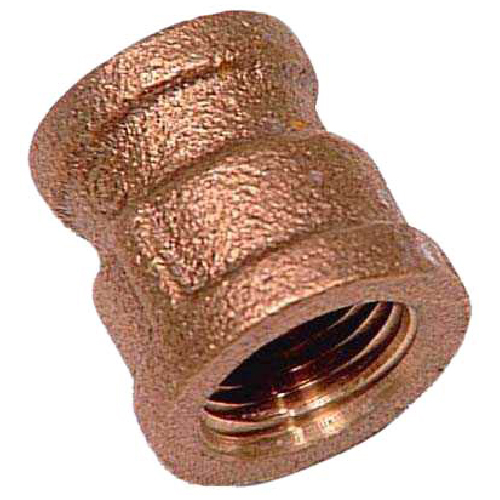 Raccord réducteur, laiton, 1/2" x 3/8", FIP x FIP