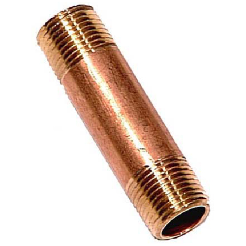 Nipple - Brass - 1/2" x 3" - MIP x MIP
