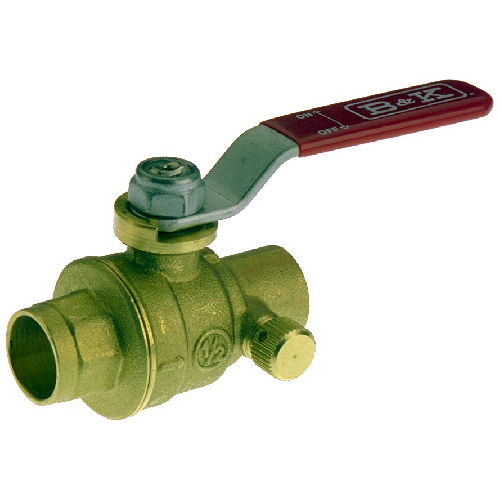 Brass Straight Ball Valve