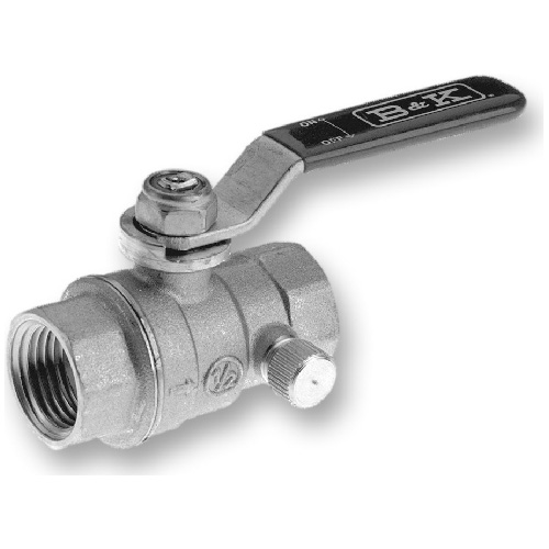 Brass Straight Ball Valve
