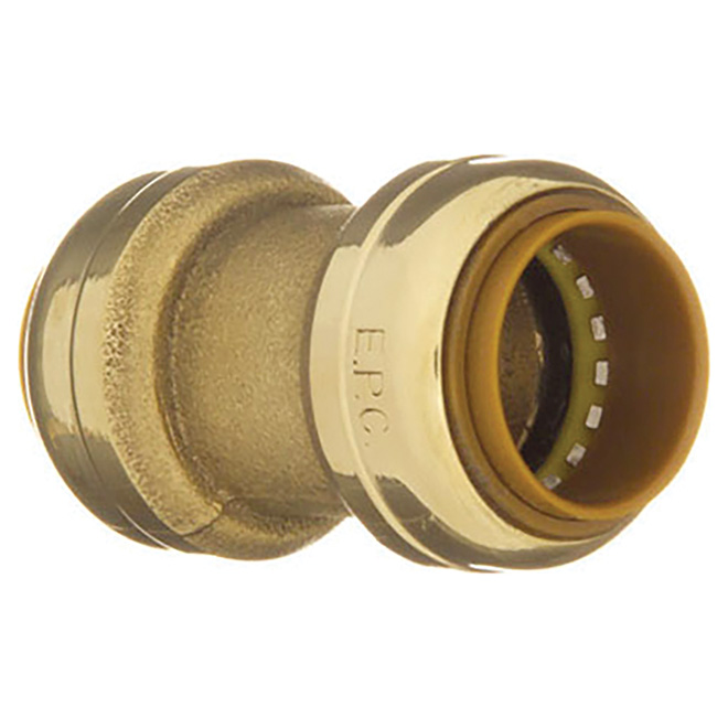 Raccord, sans plomb, 1/2", poussoir