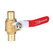 Ball Valve with Straight Handle - Forged Brass - 3/4''