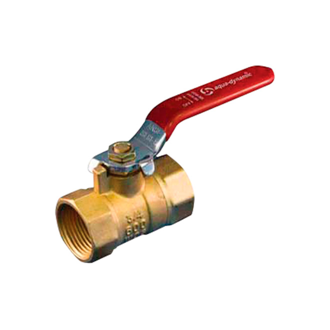 Ball Valve - Straight Handle - Forged Brass - 3/4" Threaded