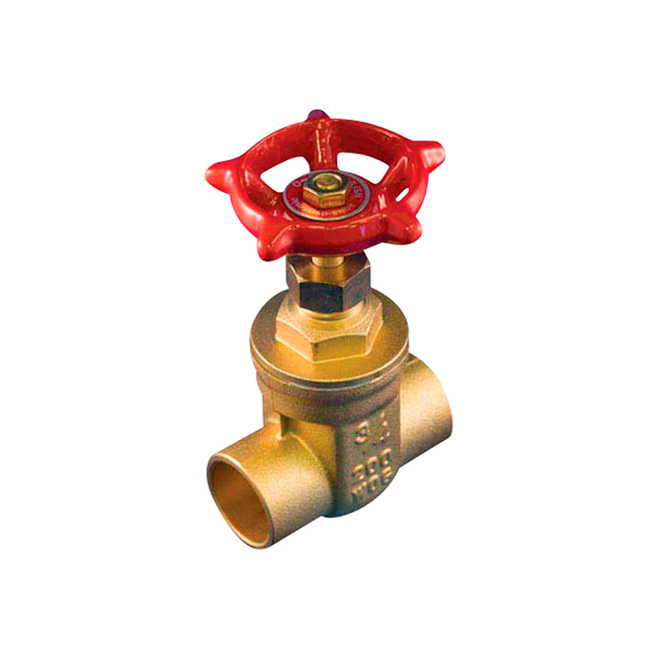 Robinet-vanne en laiton de 1/2" à souder