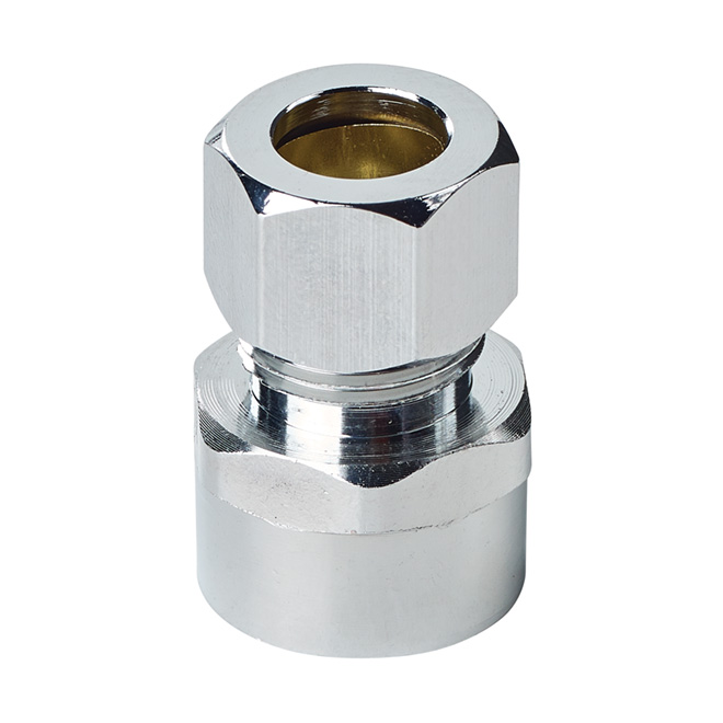 Outlet Fitting - Lead-Free Brass - 1/2" - Chrome-Plated