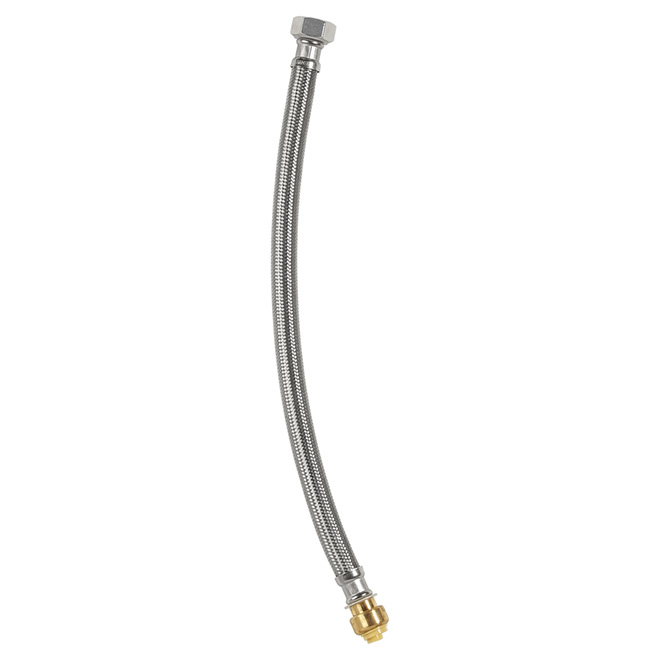 Raccord flexible de 3/4" x 3/4" ajustable