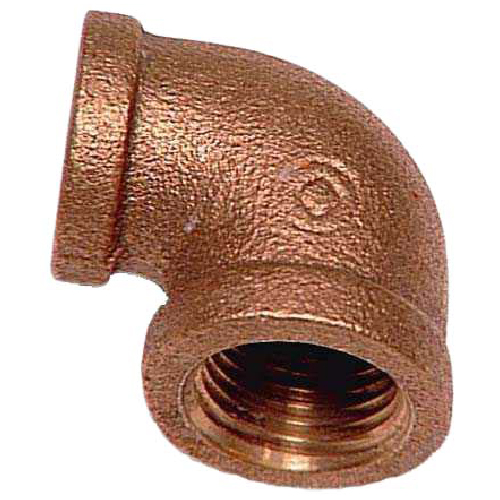 Elbow - Lead-Free Brass - 90° - 1/2" x 3/8" - FIP x FIP