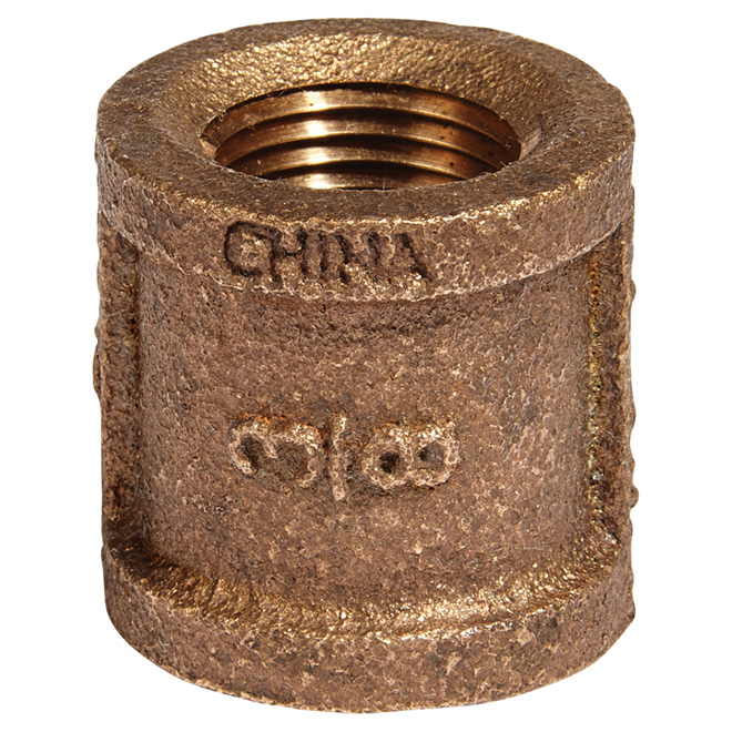 Raccord, laiton sans plomb, 3/8" x 3/8", FIP x FIP