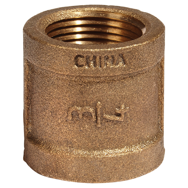 Raccord, laiton sans plomb, 3/4" x 3/4", FIP x FIP