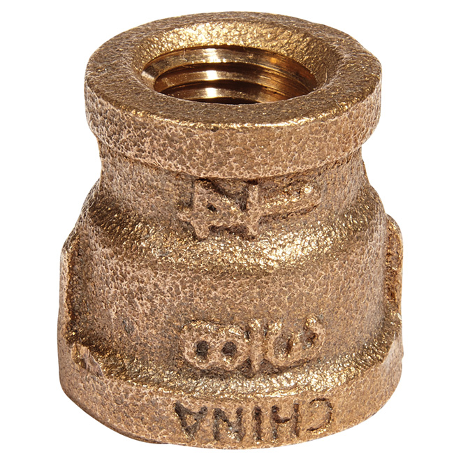 Reducer Coupling - Lead-Free Brass - 3/8" x 1/4" - FIP x FIP