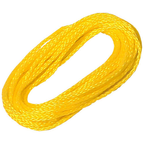 Corde tressée vide, 1/4" x 50', jaune