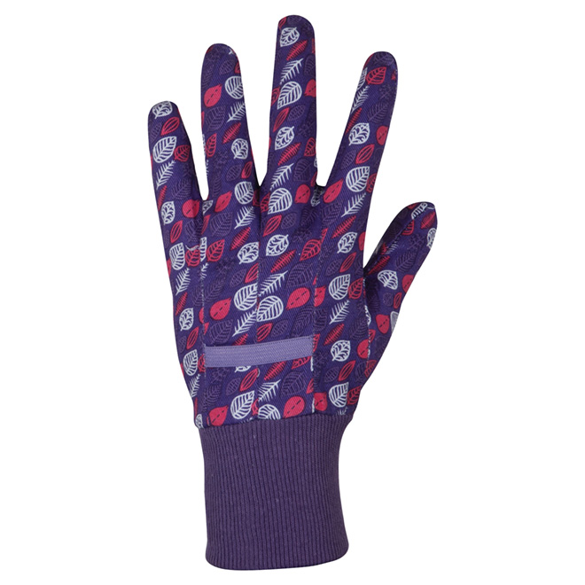 Gants de jardinage pour dame, TU, coton, mauve