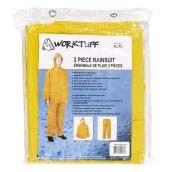 Habit de pluie 2 pièces pour homme, PCV, jaune, TG