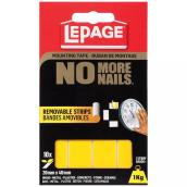 Bandes adhésives amovibles « No More Nails »