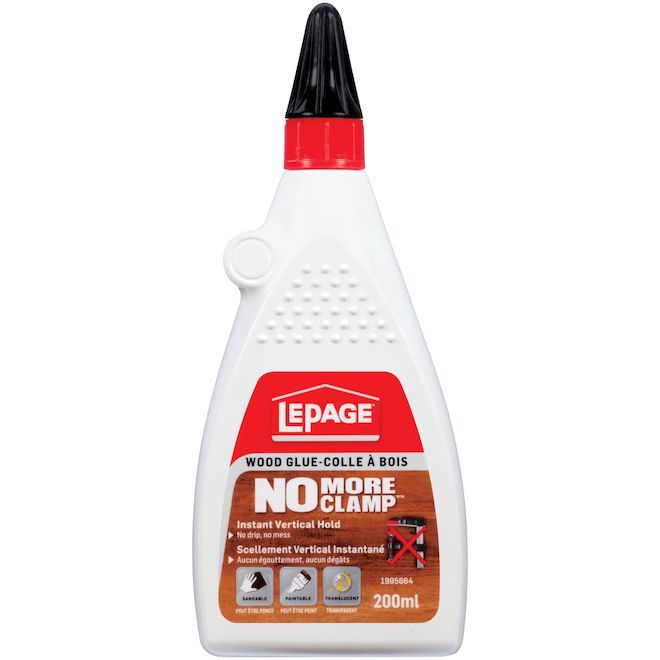 Colle à bois liquide de 200 ml à prise instantanée