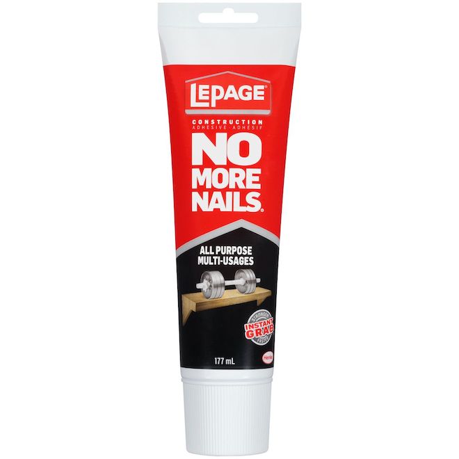 No More Nails All-Purpose Adhesive - White - 177 mL