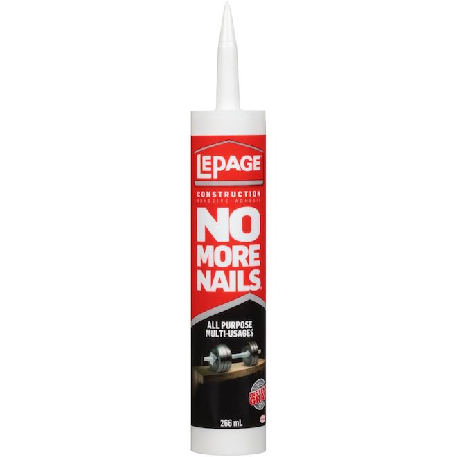 No More Nails All-Purpose Adhesive - White - 266 mL