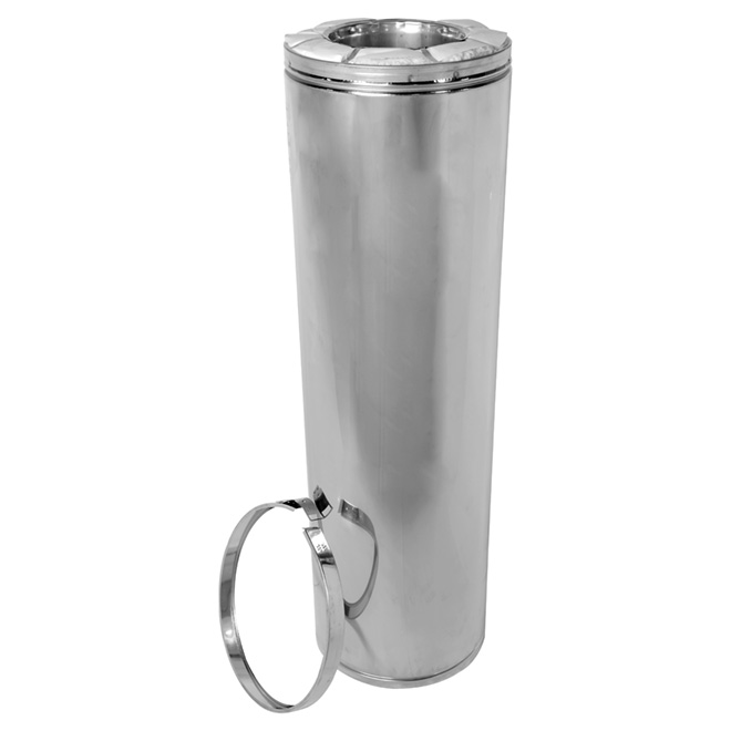 Insulated chimney length 36" x 6"