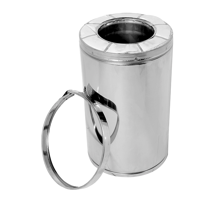 Insulated chimney length 18" x 6"