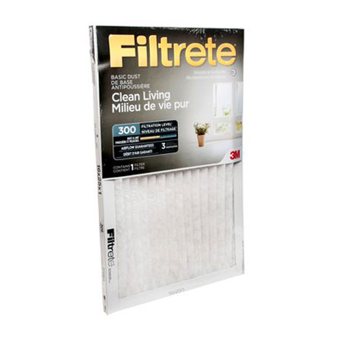 Filtre à fournaise antipoussière en fibre de verre,12" x 24"