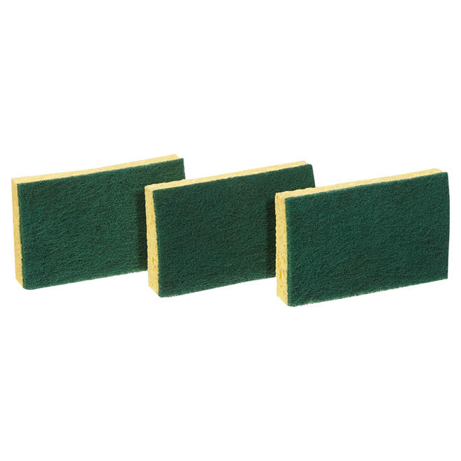 3-Pack No-Scratch Heavy Duty Scrub Sponges