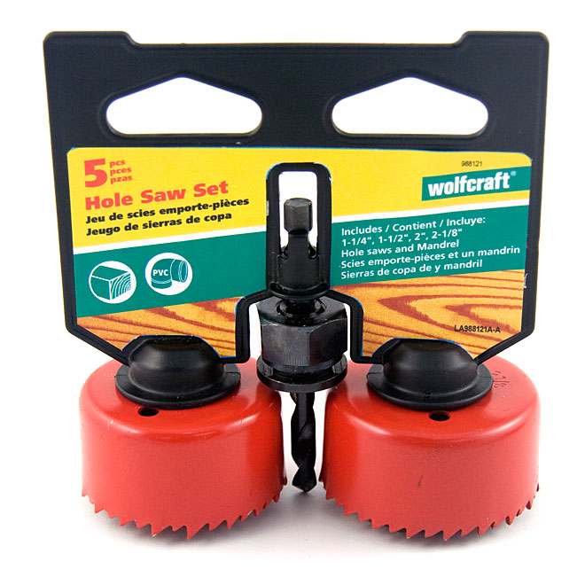 5-Piece Hole saw set