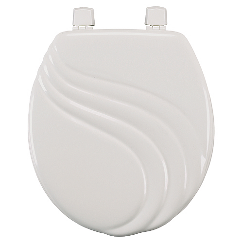 Molded Wood Toilet Seat - Regular - White