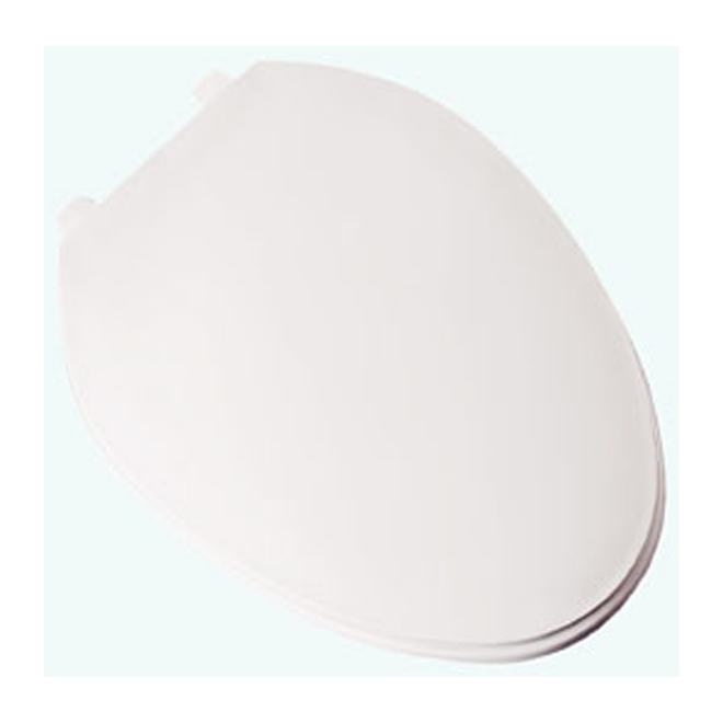 Plastic Toilet Seat - Elongated - White Crane
