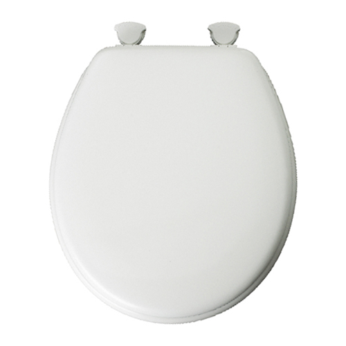 Molded Wood Toilet Seat - Regular - White