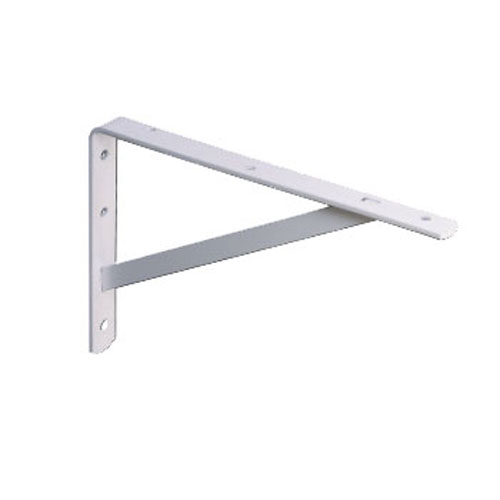 Heavy-Duty Steel Shelf Bracket - 21 5/8" - White