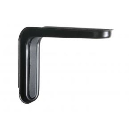 Metal Shelf Bracket - "Slim-Line" - 10" - Black