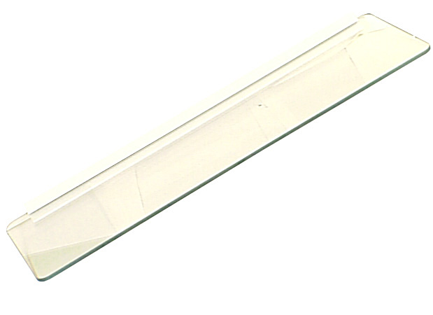 Tablette en verre, 2 po x 24 po
