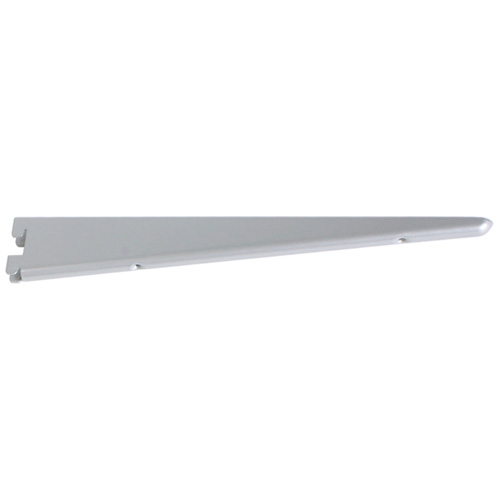 Steel Double Shelf Bracket - 9" - Titanium