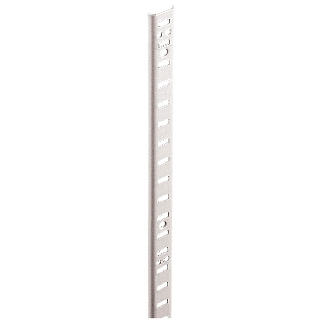 Montant à crémaillère en acier, 60", zinc