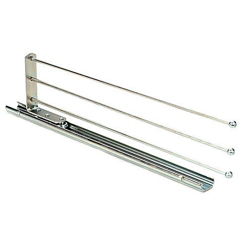 Sliding towel bar