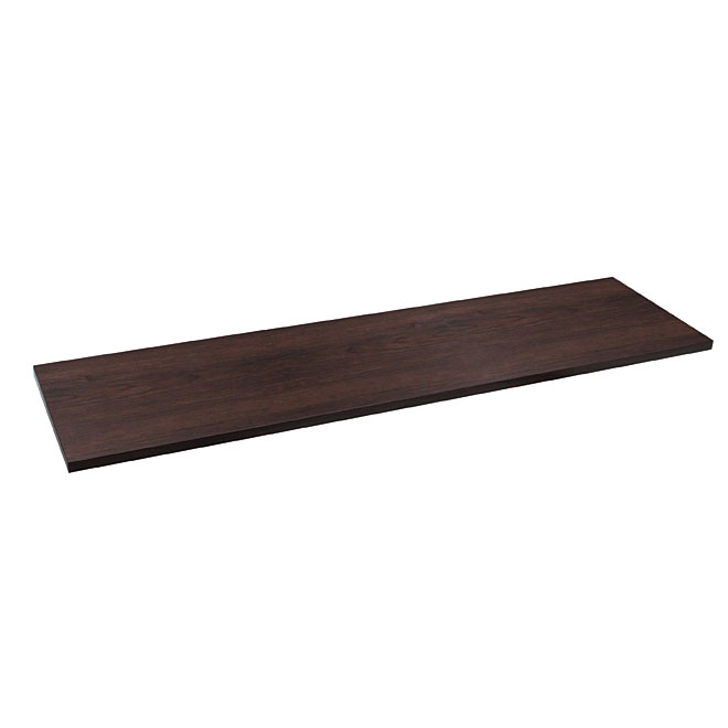 Melamine shelf