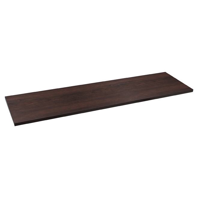 Melamine shelf