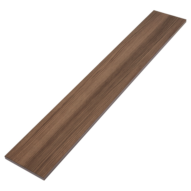 Melamine Decorative Shelf - Diamond Ash - 8" x 48"