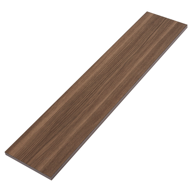 Melamine Decorative Shelf - Diamond Ash - 8" x 36"