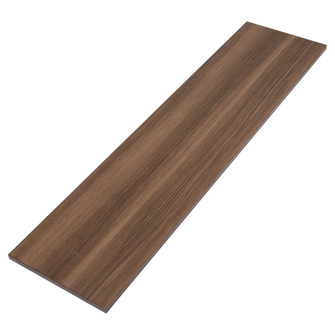 Melamine Decorative Shelf - Diamond Ash - 12" x 48"