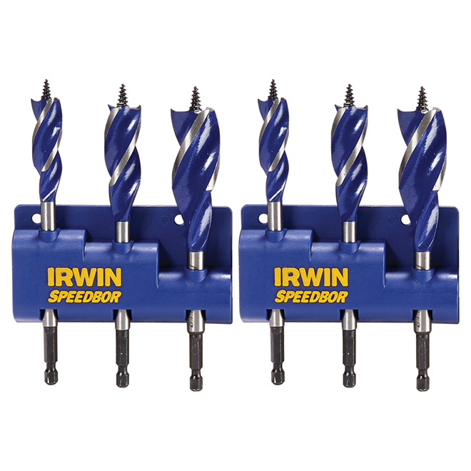 3-Piece "Speedbor " Woodboring Drill Bit Set