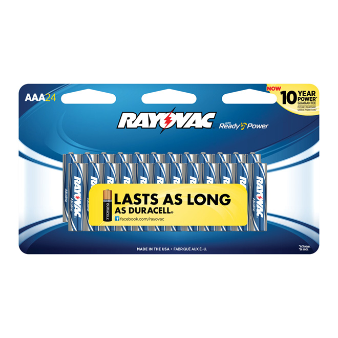 "AA" Alkaline Batteries - 24 Pack