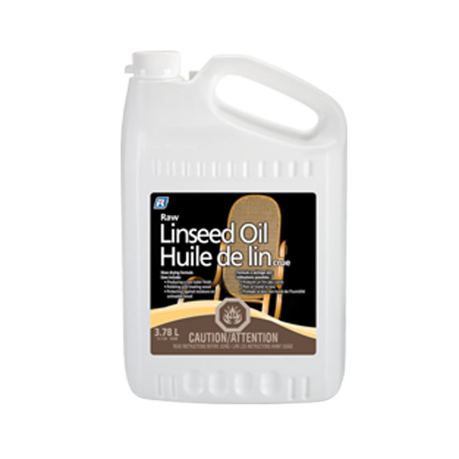 Huile de lin crue, 3,78 L