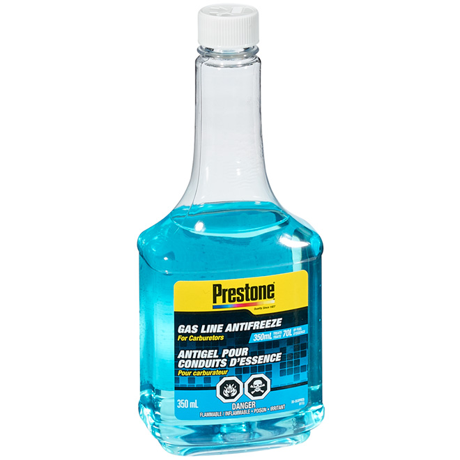Antigel de canalisation d'essence pour carburateurs, 350 ml