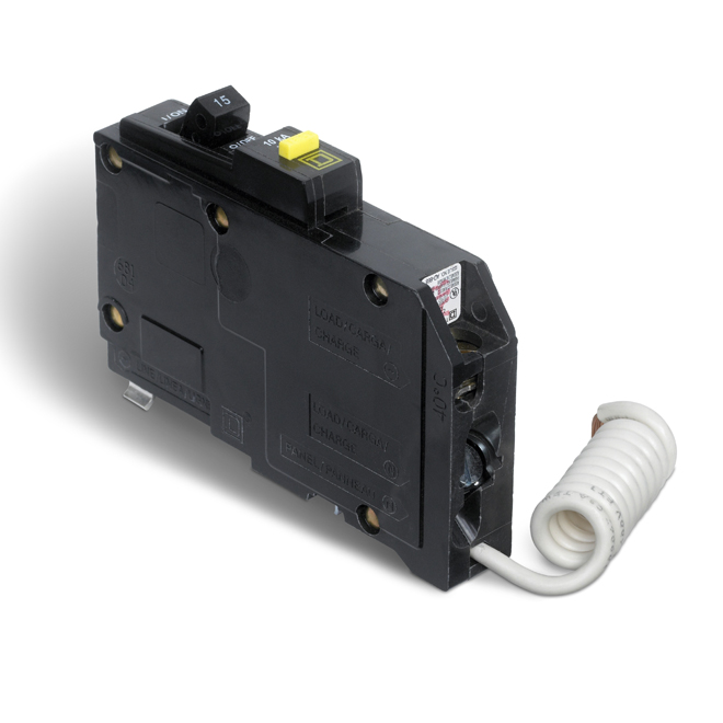 15-A 1P QO GFI Circuit Breaker