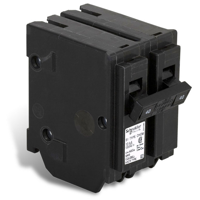 Disjoncteur bipolaire 40A