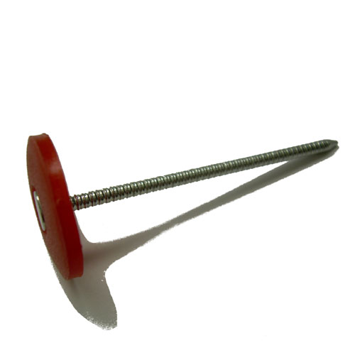 Plastic Cap Nails - Electro-Galvanized - 2" - 2000/Box