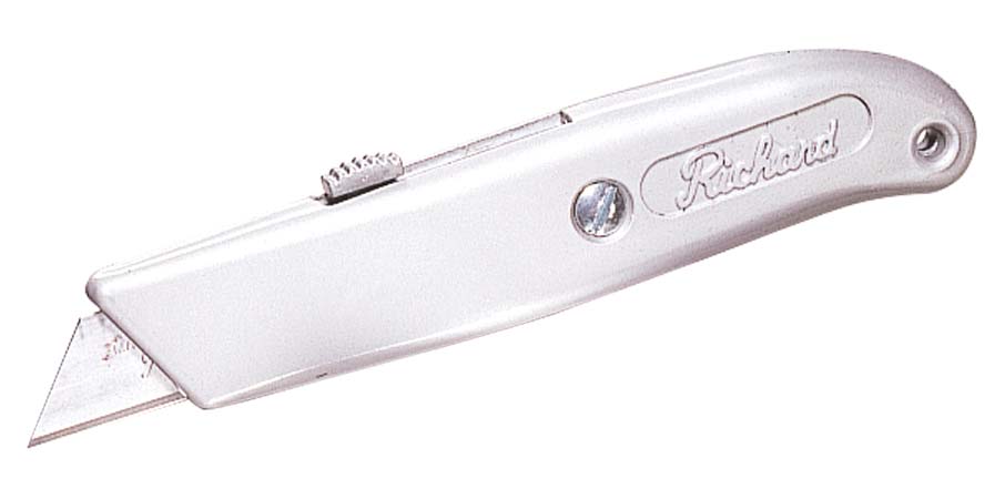 Metal Heavy Duty Utility Knife with Retractable Blade