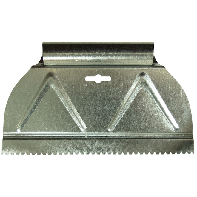 Étendeur à colle, dents en V, 9", dents de 1/8"