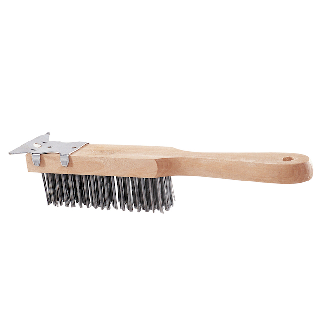 Brush with Scraper Head